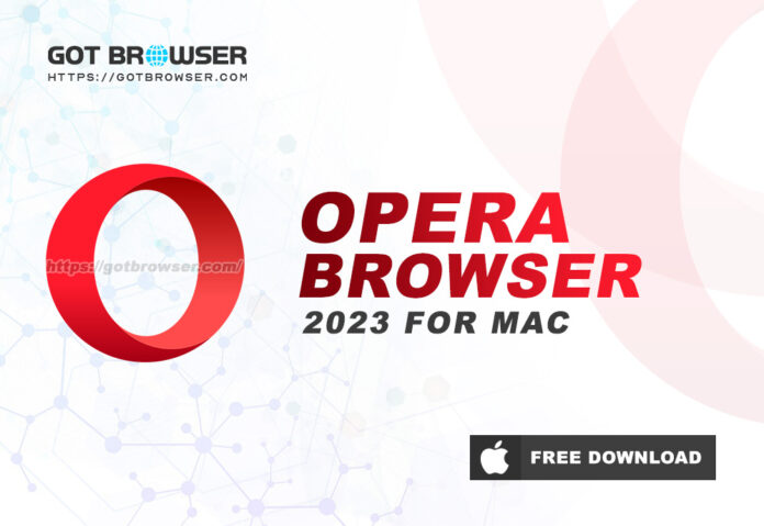 Opera Browser 2023 for Mac
